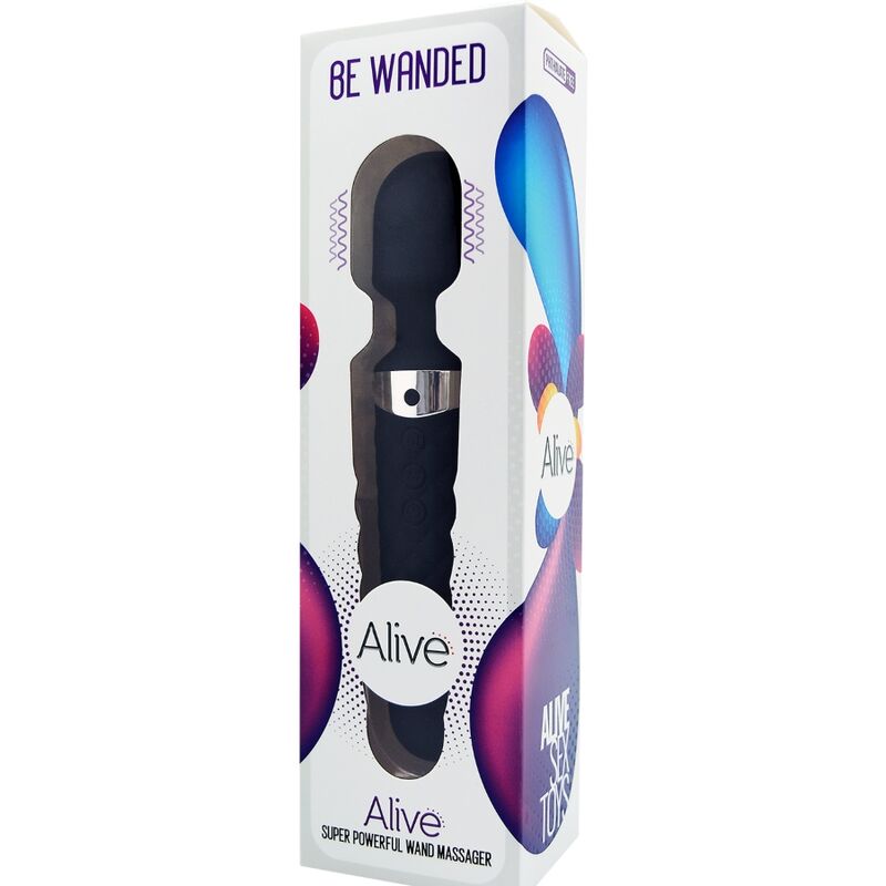 Masajeador Alive Be Wand Negro