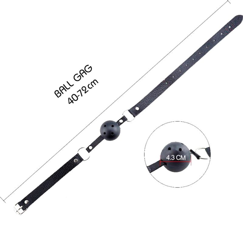 ALIVE - DISCRECIÓN GAG RESPIRÁVEL PRETO