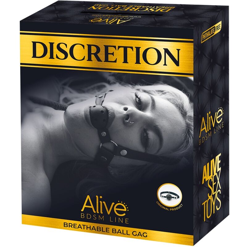 ALIVE - DISCRECIÓN GAG RESPIRÁVEL PRETO