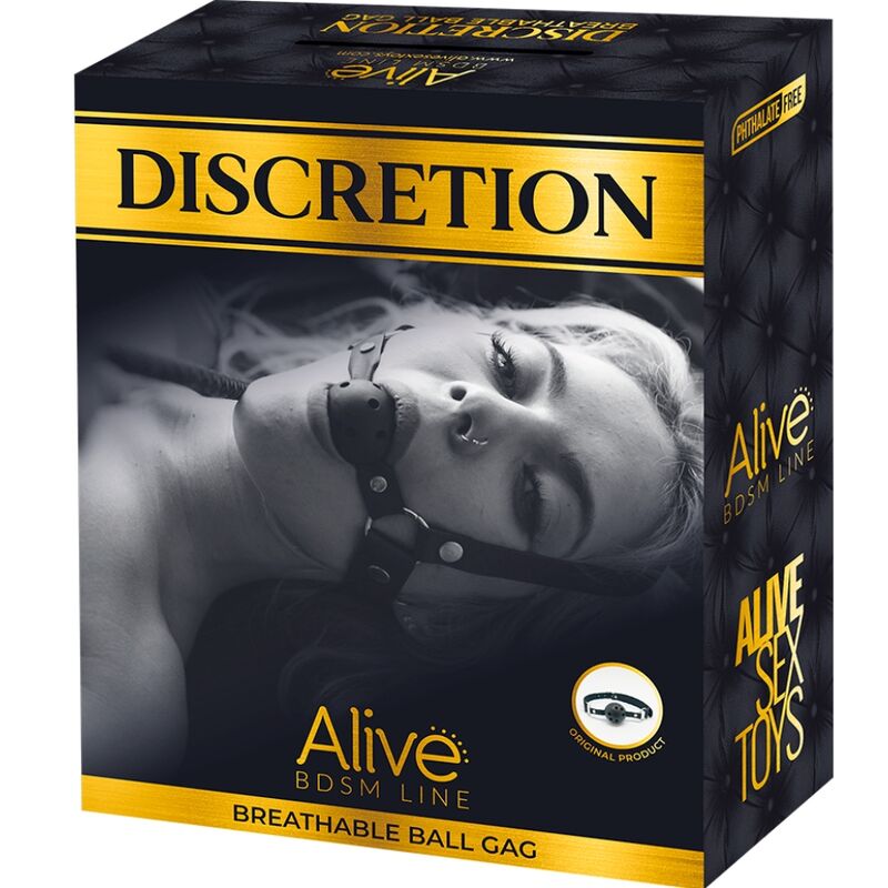VIVO - DISCRECIÓN GAG RESPIRÁVEL VERMELHO