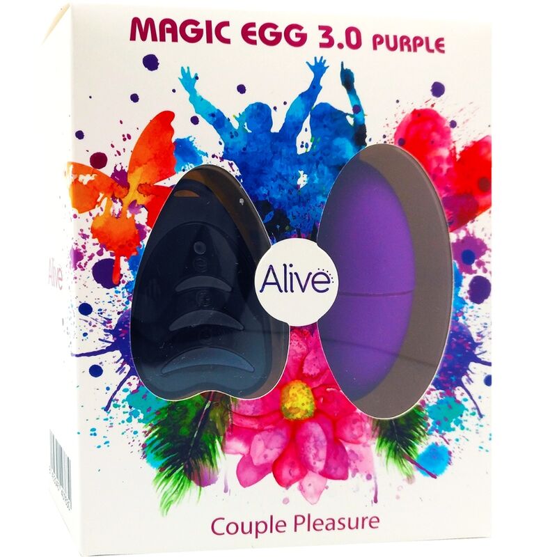 Alive - Magic Egg 3.0 Huevo Vibratorio Control Remoto Violeta