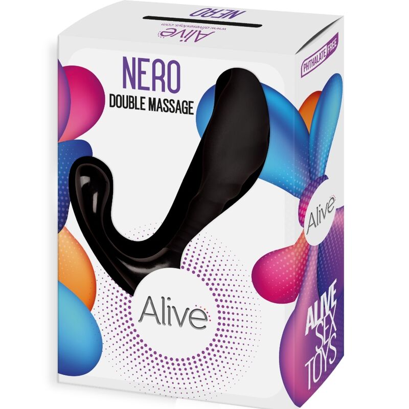 Alive - Nero Duplo Masajeador Anal y Prostático