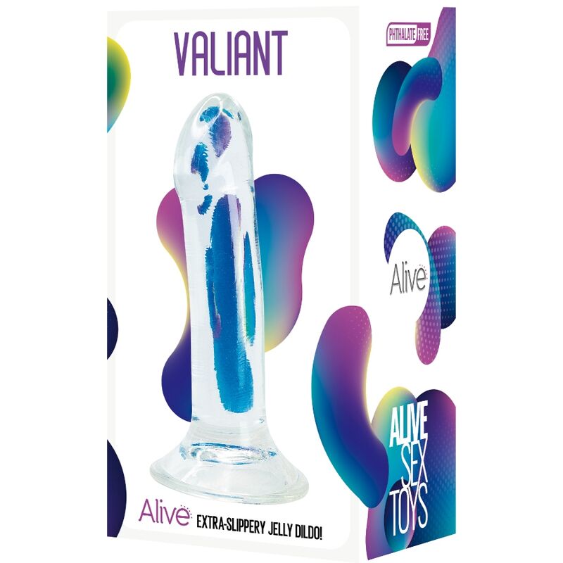 Alive - Pénis Realista Valiant Transparente 16 Cm