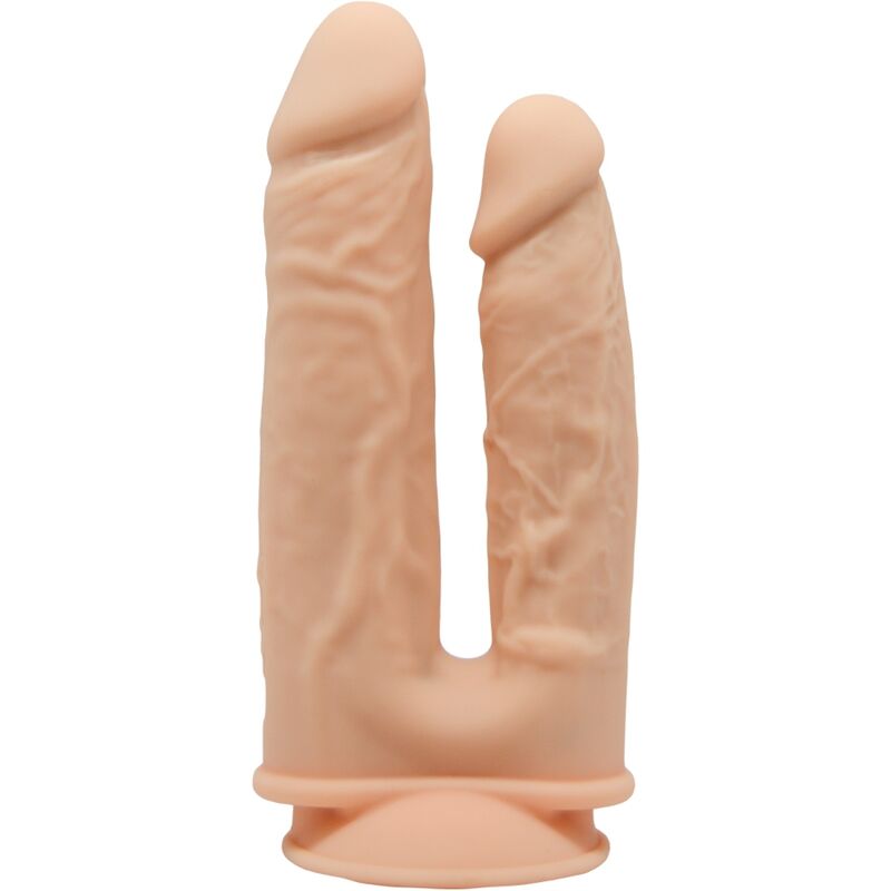SILEXD - MODELO 1 PÊNIS REALISTA DUPLA PENETRACION PREMIUM SILEXPAN SILICONA 17.5 / 19.5 CM