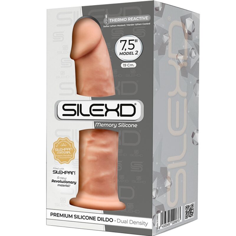 SILEXD - MODELO 2 PÊNIS REALÍSTICO PREMIUM SILEXPAN SILICONA 19 CM
