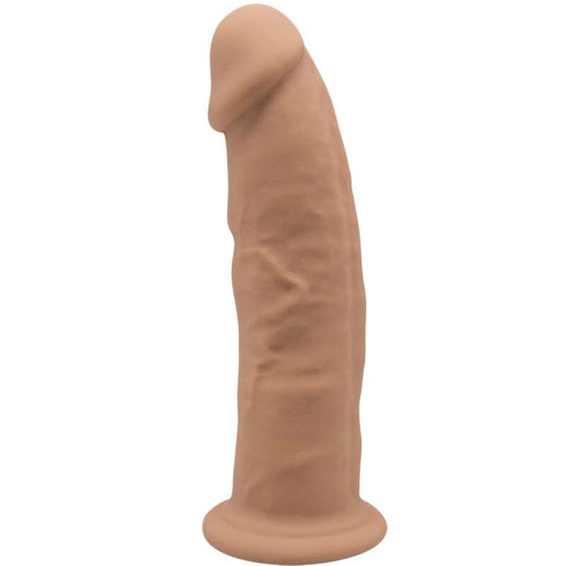 SILEXD - MODELO 2 PÊNIS REALÍSTICO PREMIUM SILEXPAN SILICONA CARAMELO 19 CM