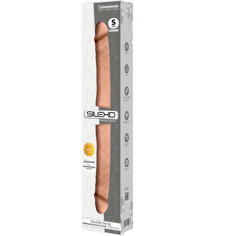 SILEXD - PÊNIS REALISTA DUPLO PREMIUM SILEXPAN SILICONA 38.5 CM