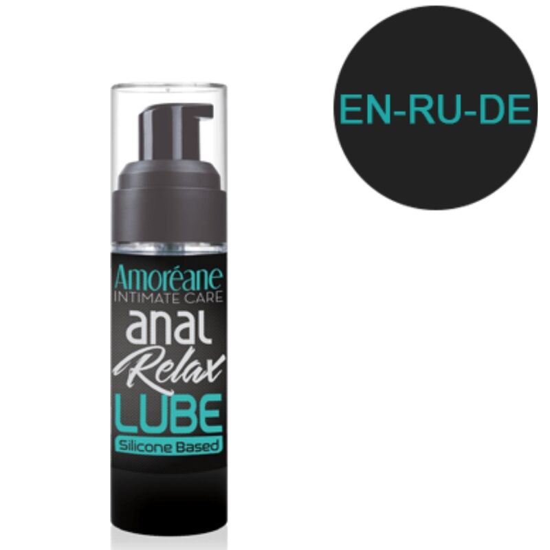 AMOREANE - LUBRIFICANTE ANAL À BASE DE SILICONA 30 ML EN/RU/DE