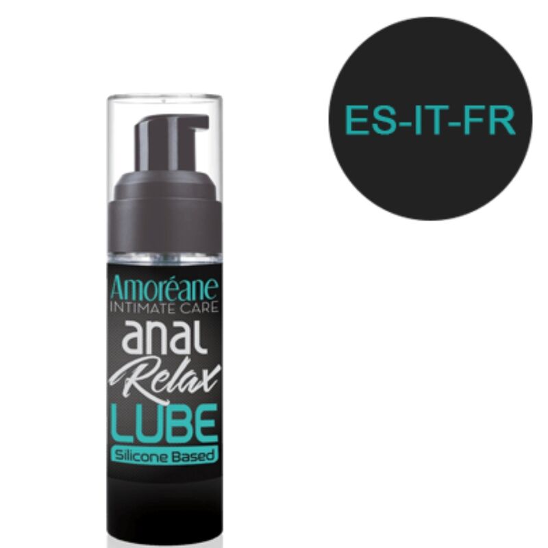 AMOREANE - LUBRIFICANTE ANAL A BASE DE SILICONA 30 ML ES/IT/FR