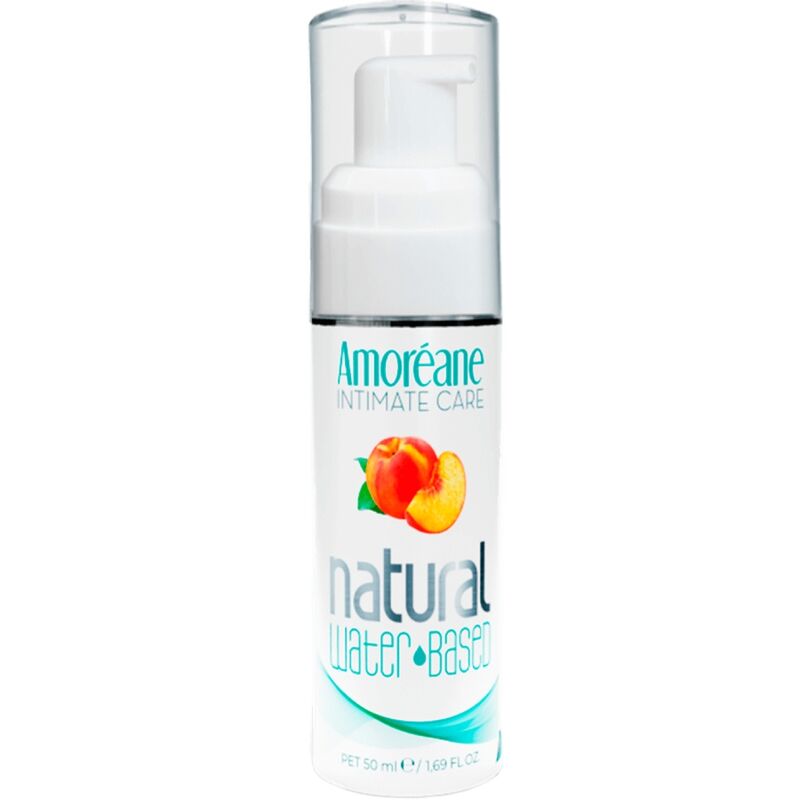 AMOREANE - LUBRIFICANTE A BASE DE ÁGUA PÊSSEGO 50 ML