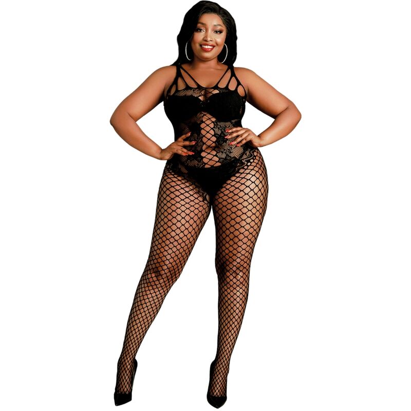MOONLIGHT - MODELO 4 BODYSTOCK NEGRO TALLA GRANDE