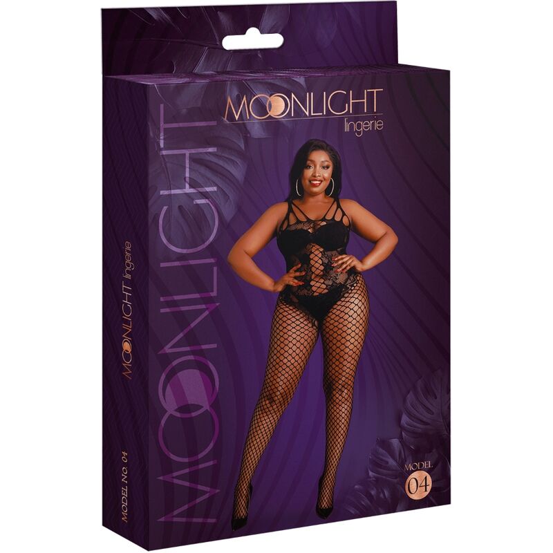 MOONLIGHT - MODELO 4 BODYSTOCK NEGRO TALLA GRANDE