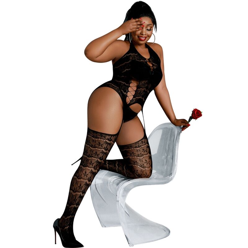 MOONLIGHT - MODELO 2 BODYSTOCK NEGRO TALLA GRANDE