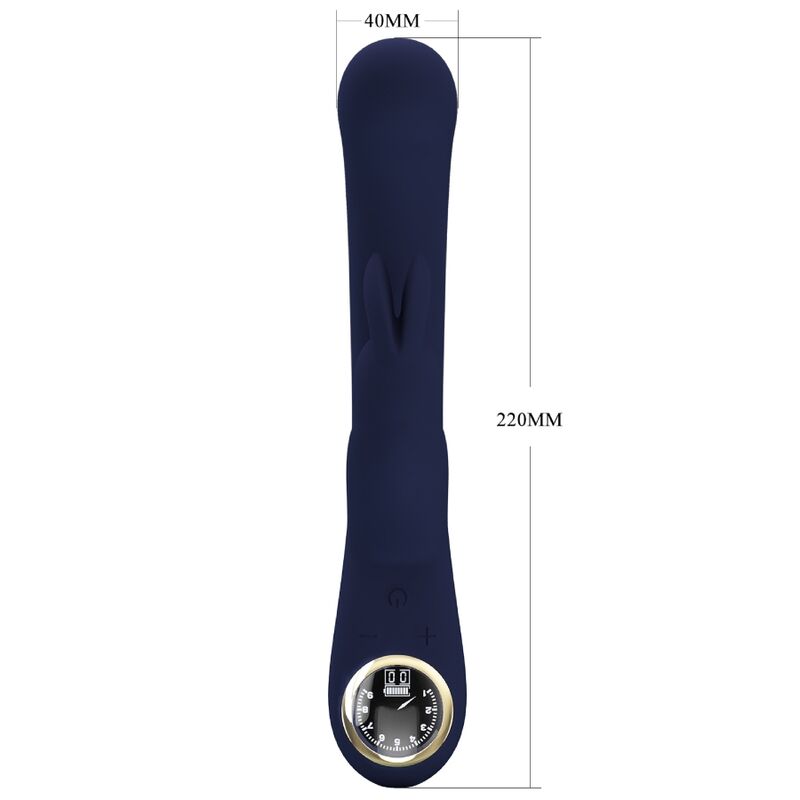 PRETTY LOVE - LAMAR VIBRADOR RABBIT E PONTO G AZUL