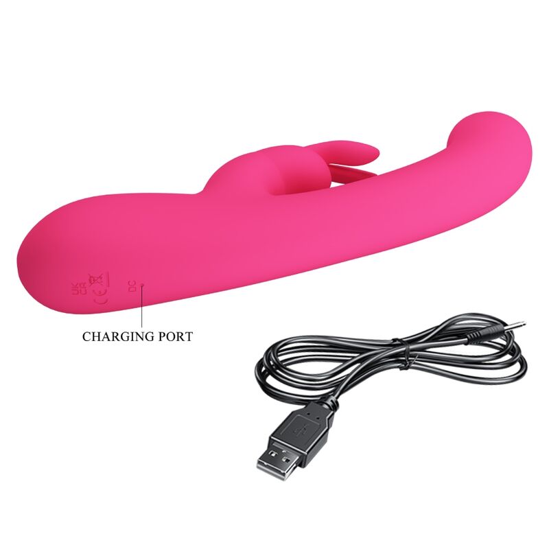 PRETTY LOVE - LAMAR VIBRADOR RABBIT E PONTO G ROSA