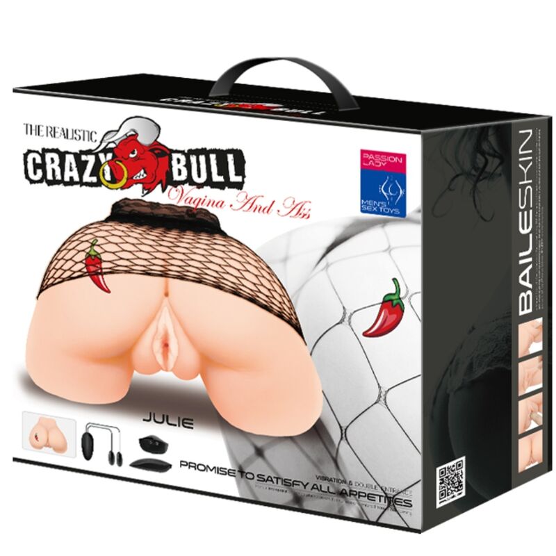 TORO LOCO - VAGINA E NUS COM MALHA REALÍSTICA COM VIBRAO