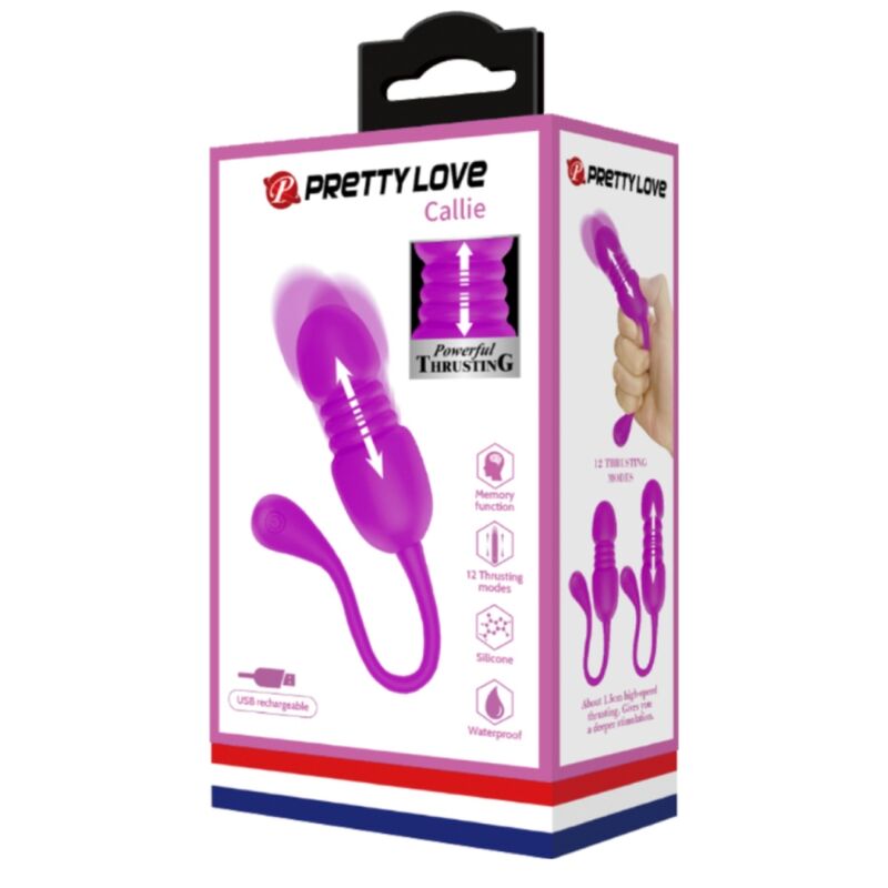 PRETTY LOVE - CALLIE OVO VIBRADOR RECARREGÁVEL ROXO