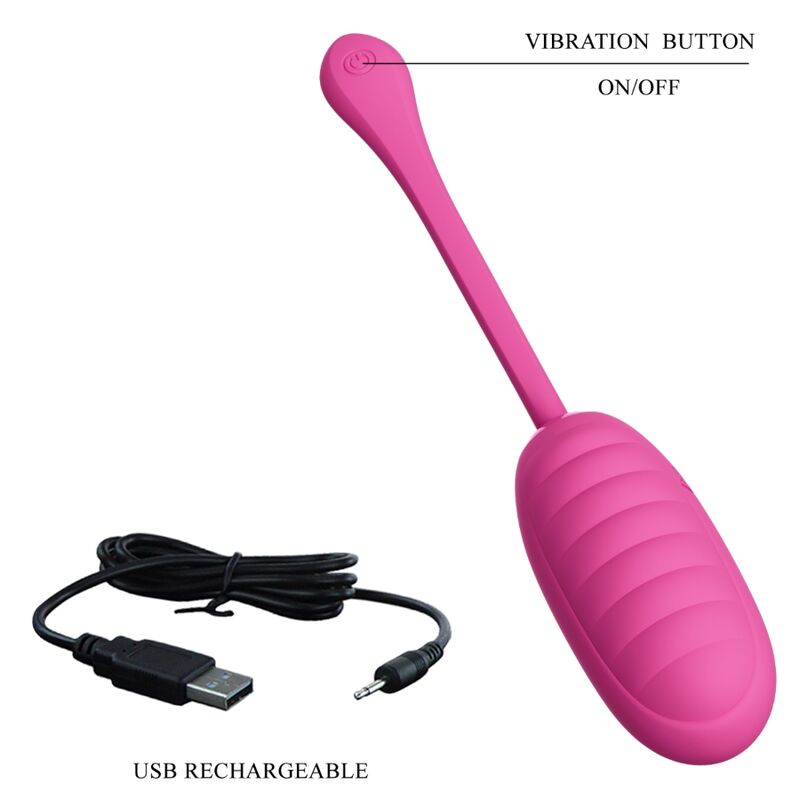 PRETTY LOVE - CATALINA OVO VIBRADOR RECARREGÁVEL ROSA