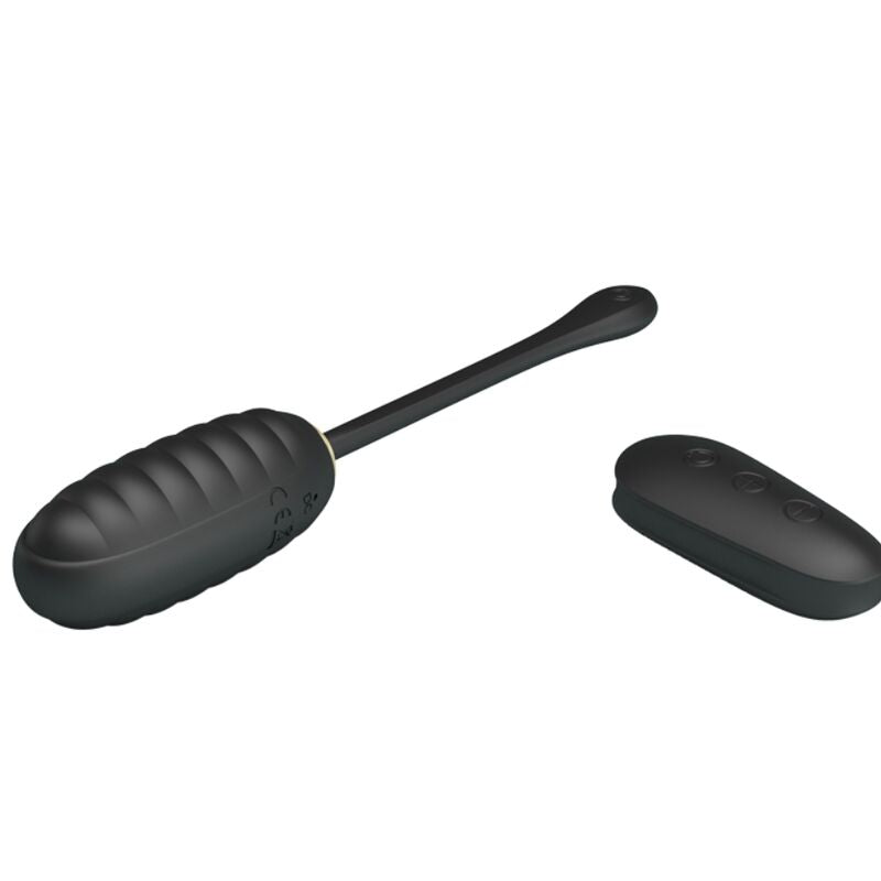 PRETTY LOVE - DOREEN OVO VIBRADOR DE LUXO RECARREGÁVEL PRETO COM CONTROLO REMOTO