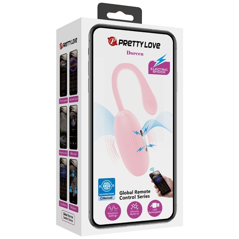 PRETTY LOVE - DOREEN OVO VIBRADOR RECARREGÁVEL ROSA