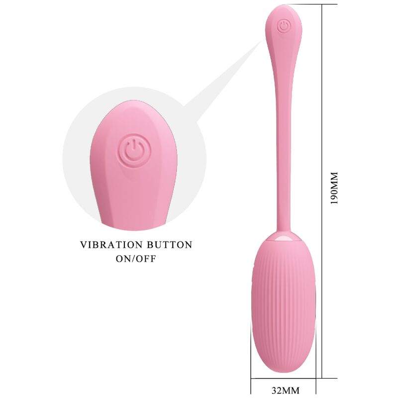 PRETTY LOVE - DOREEN OVO VIBRADOR RECARREGÁVEL ROSA
