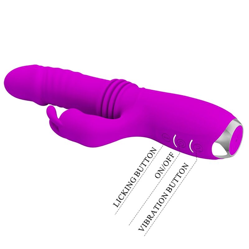 PRETTY LOVE - DOROTHY VIBRADOR RABBIT RECARREGÁVEL ROXO