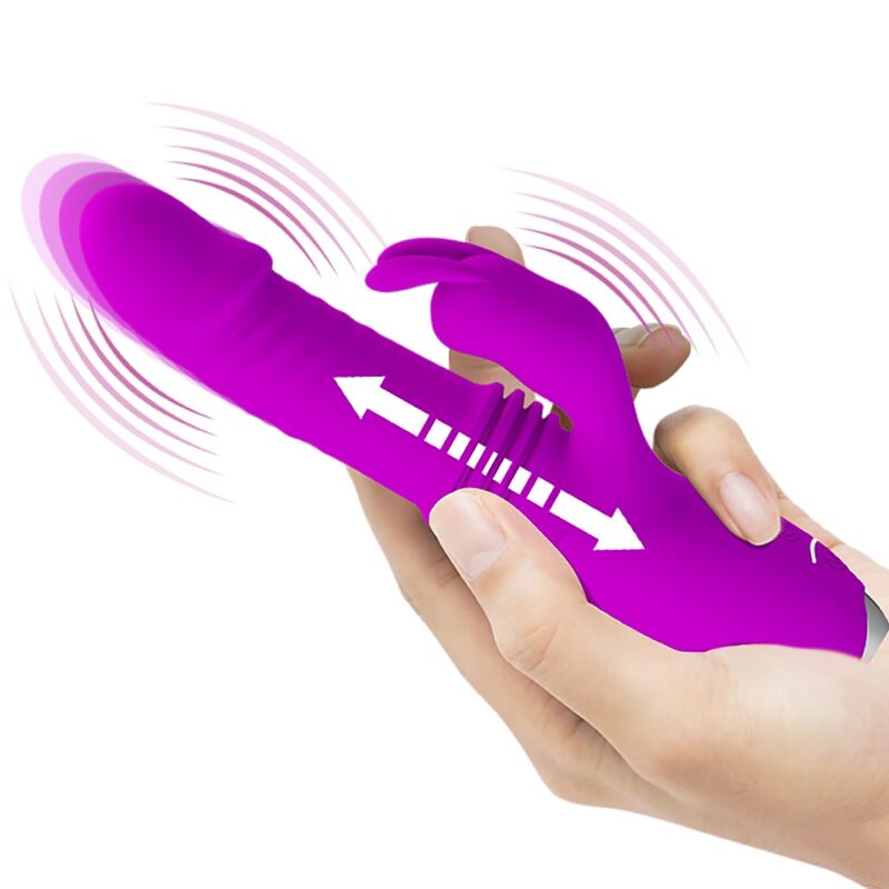 PRETTY LOVE - DOROTHY VIBRADOR RABBIT RECARREGÁVEL ROXO