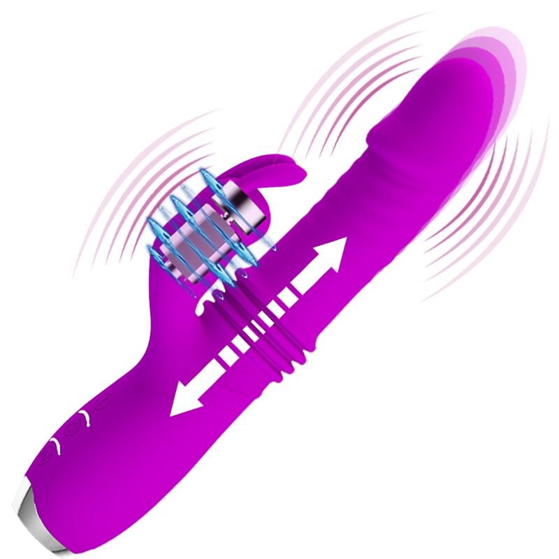 PRETTY LOVE - DOROTHY VIBRADOR RABBIT RECARREGÁVEL ROXO