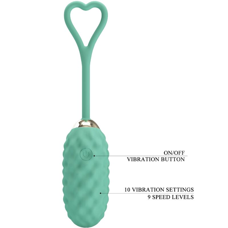 PRETTY LOVE - VIVIAN OVO VIBRADOR COM CONTROLO REMOTO VERDE