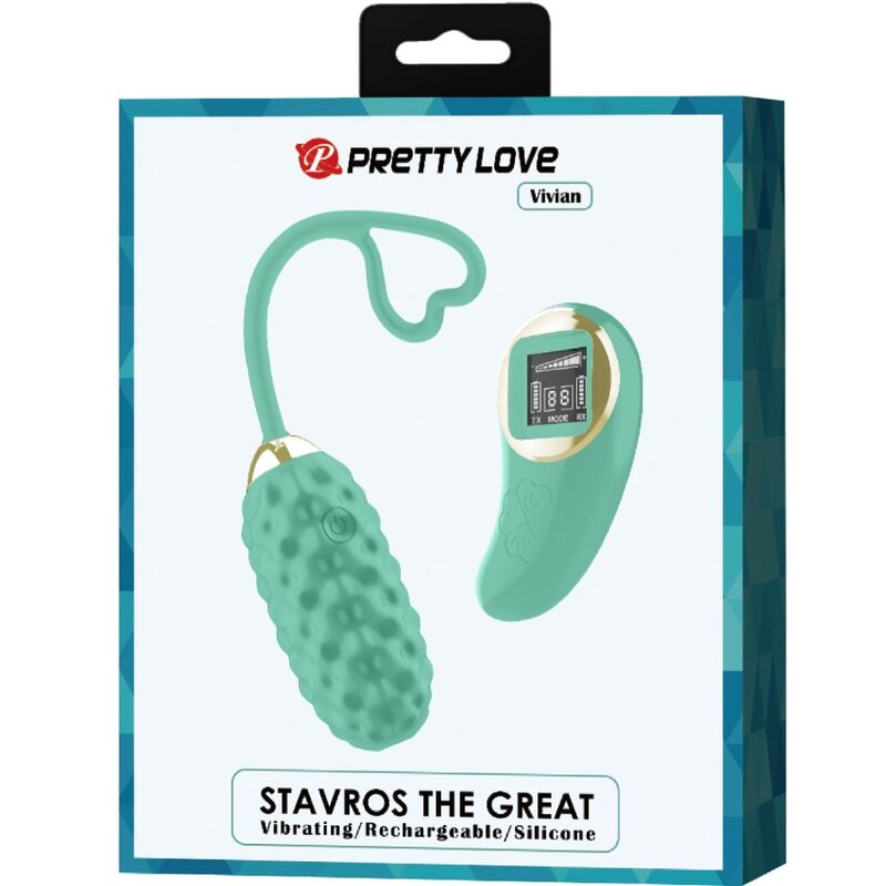 PRETTY LOVE - VIVIAN OVO VIBRADOR COM CONTROLO REMOTO VERDE