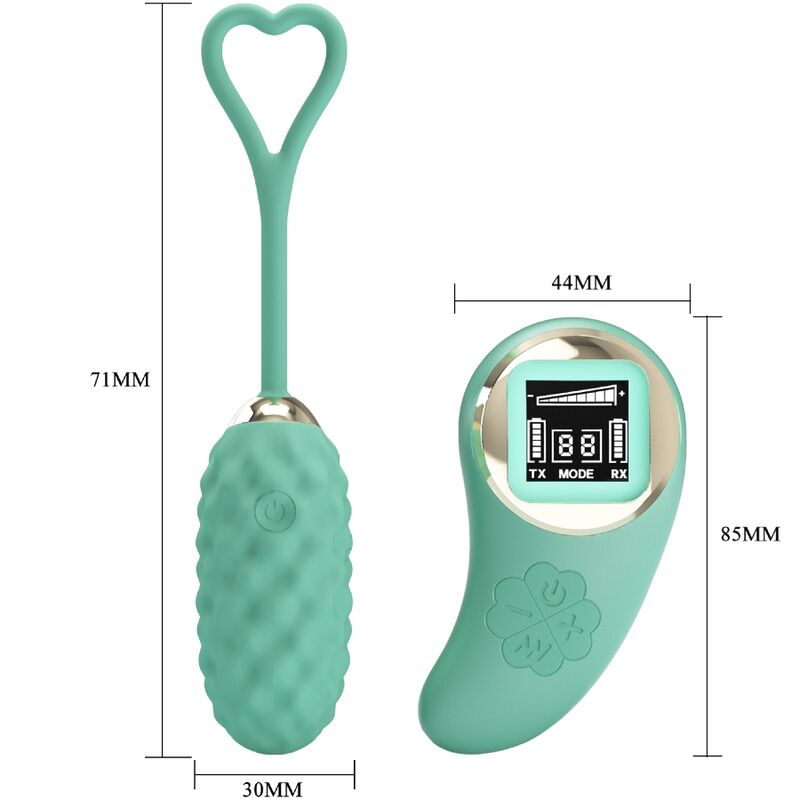 PRETTY LOVE - VIVIAN OVO VIBRADOR COM CONTROLO REMOTO VERDE
