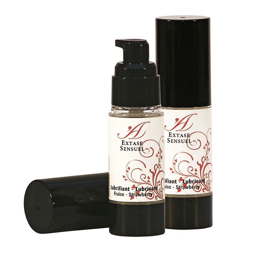 EXTASE SENSUAL - LUBRIFICANTE MORANGO 30 ML - Sex Shop Sexy