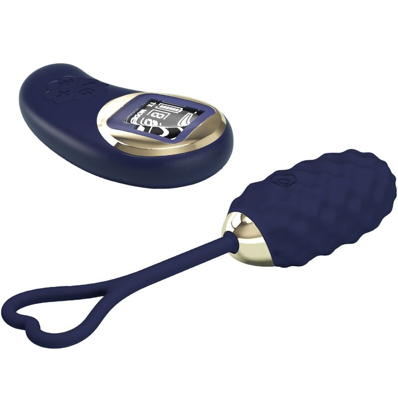 PRETTY LOVE - VIVIAN OVO VIBRADOR COM CONTROLO REMOTO AZUL