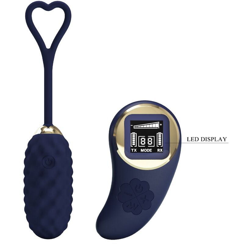 PRETTY LOVE - VIVIAN OVO VIBRADOR COM CONTROLO REMOTO AZUL