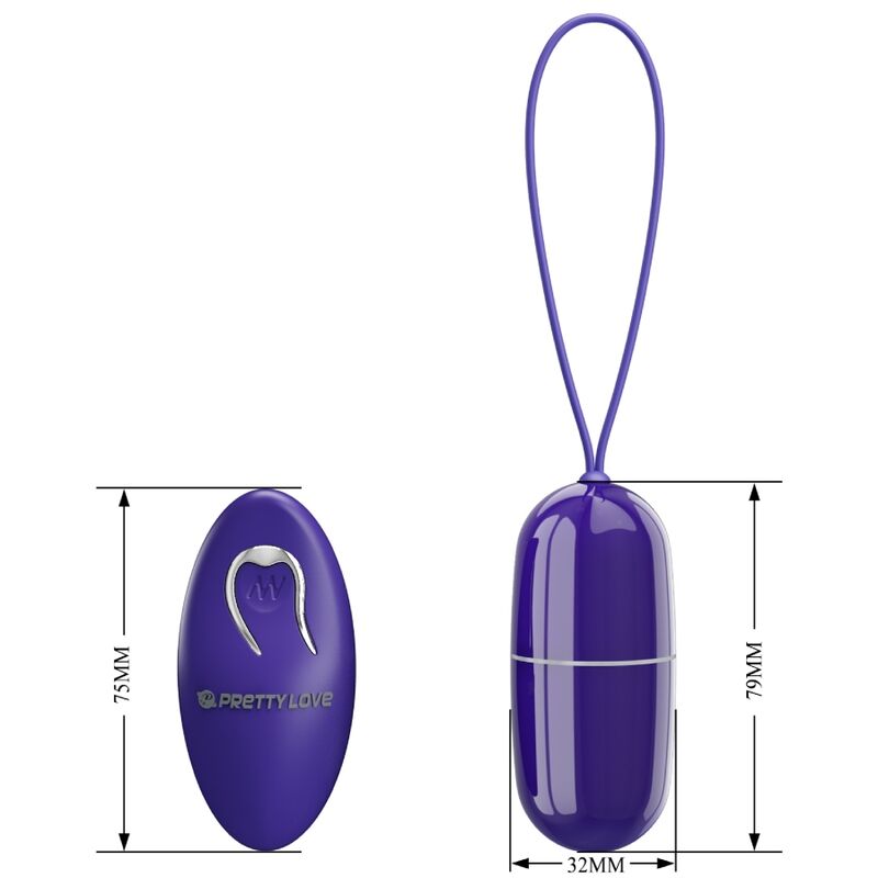 PRETTY LOVE - ARVIN YOUTH OVO VIBRADOR COM CONTROLO REMOTO VIOLETA