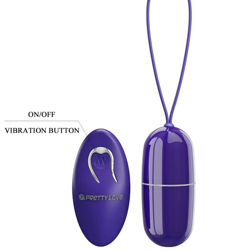 PRETTY LOVE - ARVIN YOUTH OVO VIBRADOR COM CONTROLO REMOTO VIOLETA
