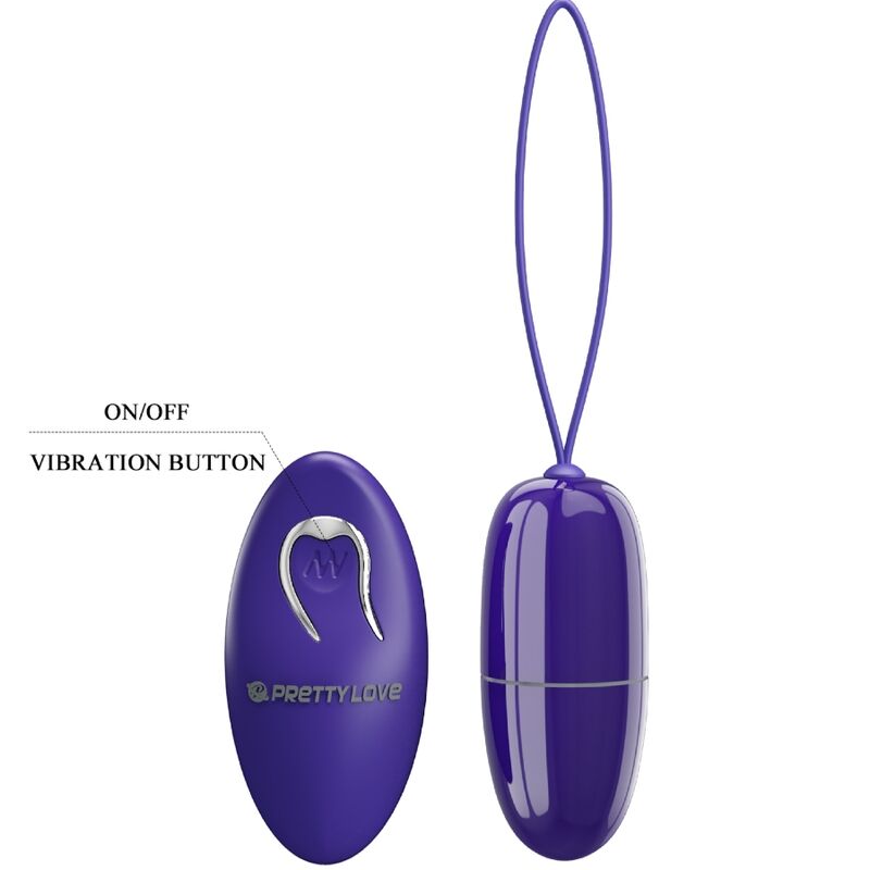 PRETTY LOVE - SELKIE YOUTH MINI OVO VIBRADOR COM CONTROLO REMOTO VIOLETA