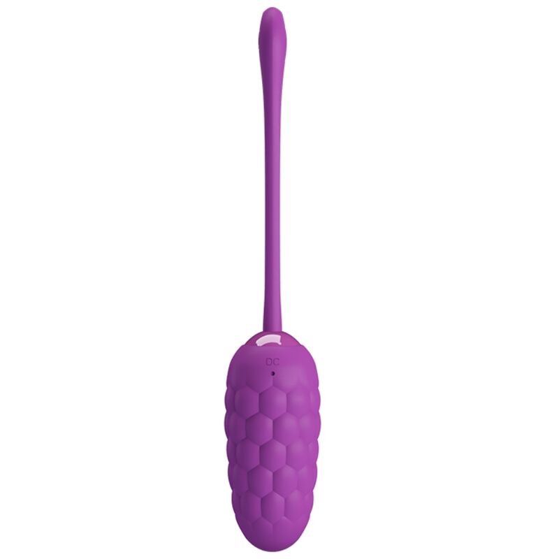 PRETTY LOVE - OVO VIBRADOR COM TEXTURA MARINHA RECARREGÁVEL ROXO