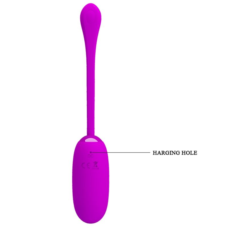 PRETTY LOVE - JULIUS OVO VIBRADOR IMPERMEÁVEL E RECARREGÁVEL ROXO