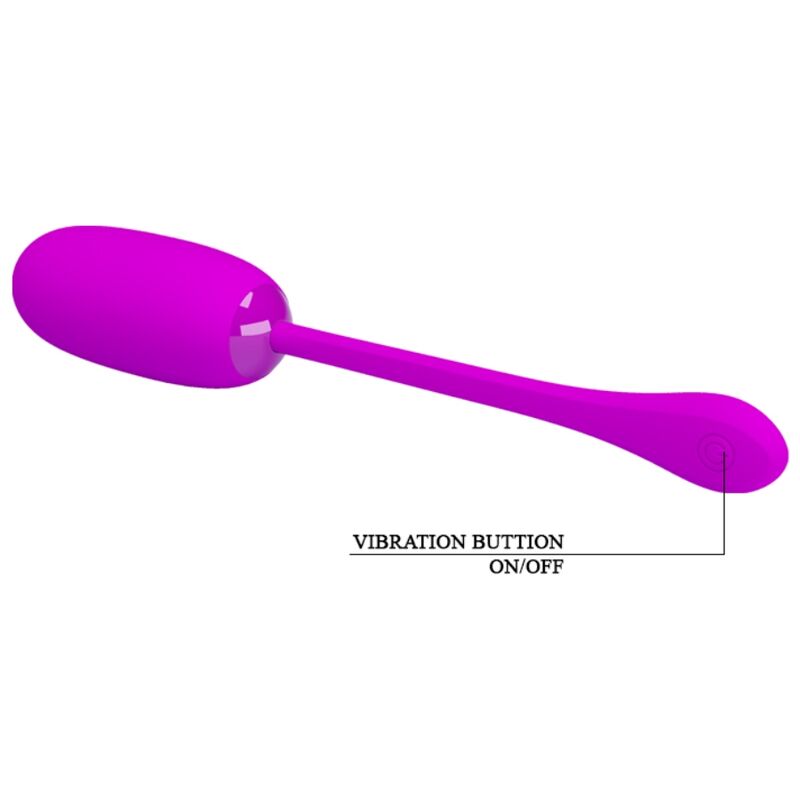 PRETTY LOVE - JULIUS OVO VIBRADOR IMPERMEÁVEL E RECARREGÁVEL ROXO