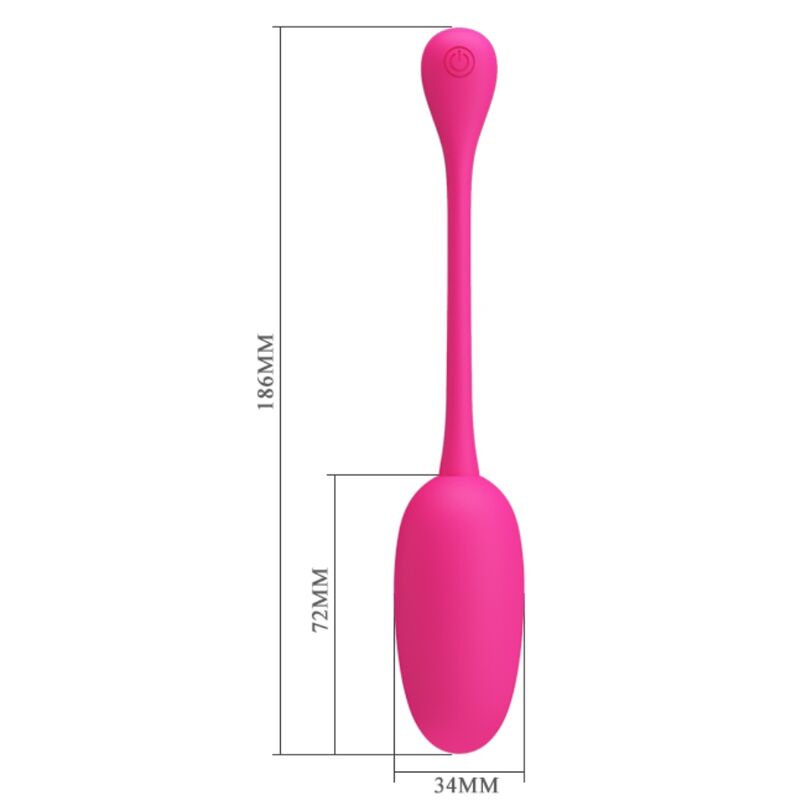 PRETTY LOVE - KNUCKER OVO VIBRADOR RECARREGÁVEL ROSA