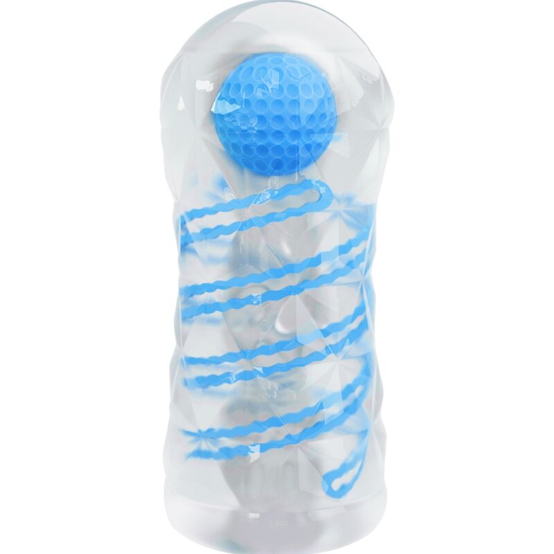 PRETTY LOVE - MASTURBADOR PEQUENO COM ESPIRAIS AZUL