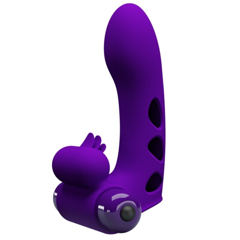 PRETTY LOVE - ORLANDO CAPA DE DEDO VIBRADOR ROXA