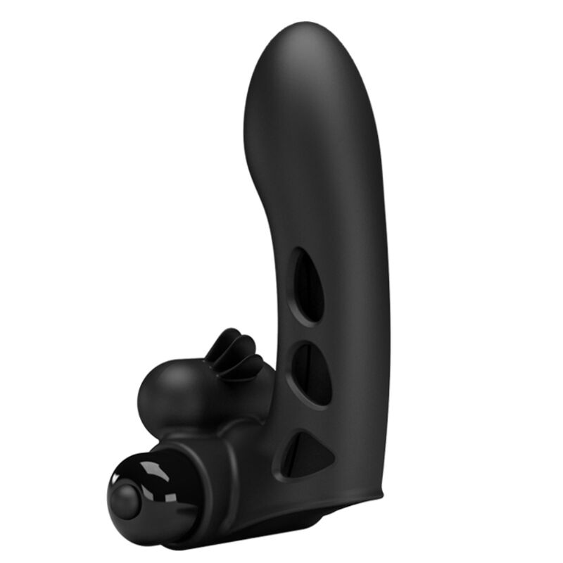 PRETTY LOVE - ORLANDO CAPA DE DEDO VIBRADOR PRETA