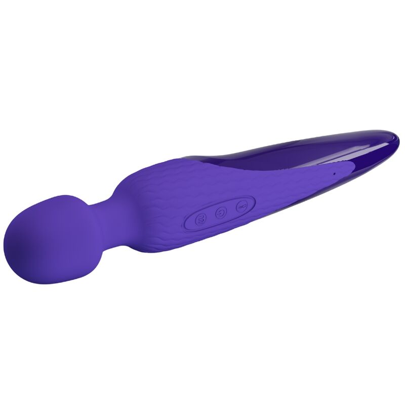 PRETTY LOVE - ANTONY YOUTH VIBRADOR WAND COM EFEITO CALOR VIOLETA