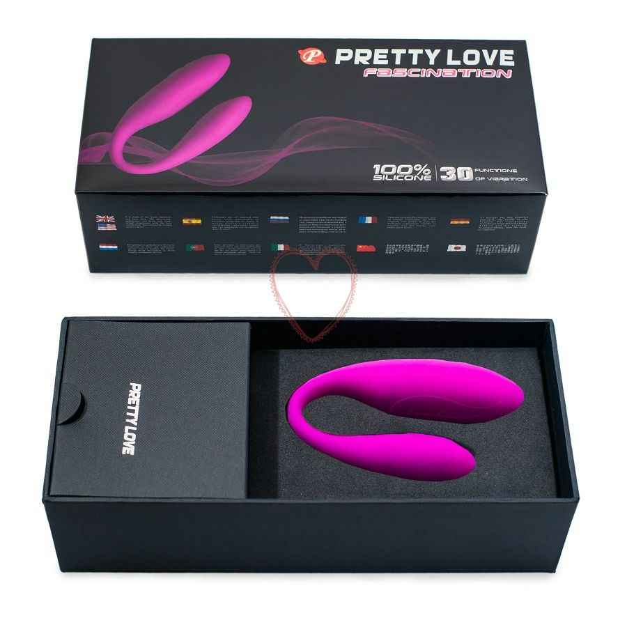 PRETTY LOVE - FASCINATION MASSAGEADOR ROXO