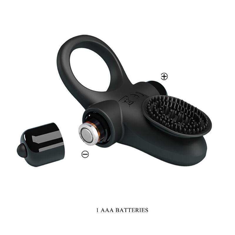 Pretty Love - Anel Vibrador II Para o Pénis Negro