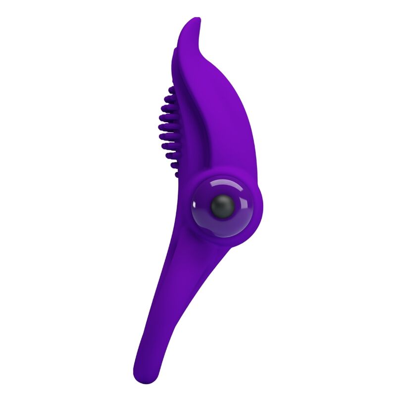 Anel Vibrante Roxo Pretty Love para pene con 10 modos de vibración
