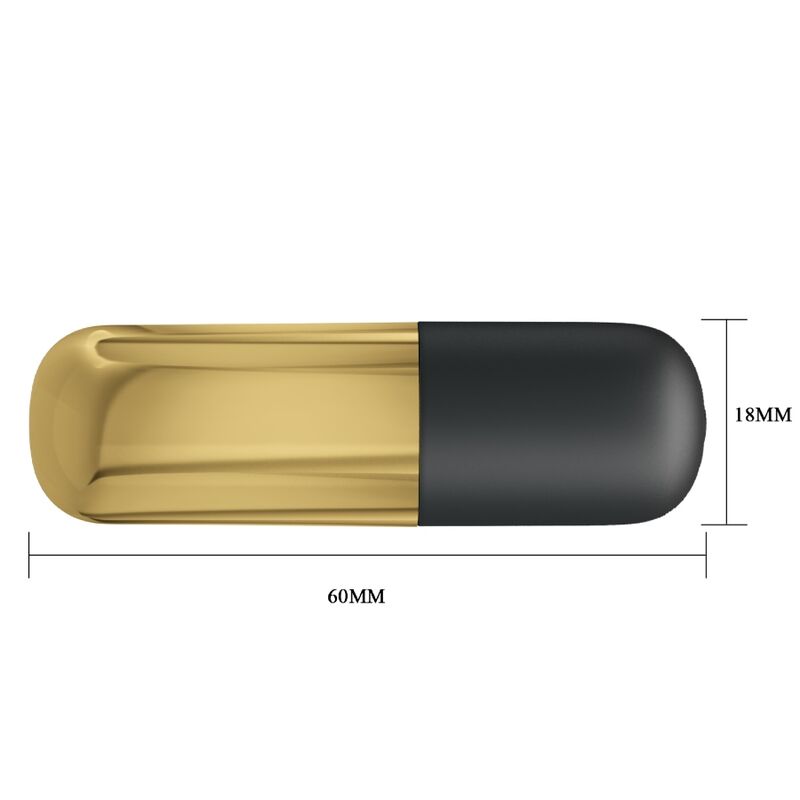 Vibrador Bala Recarregável Dorado Pretty Love