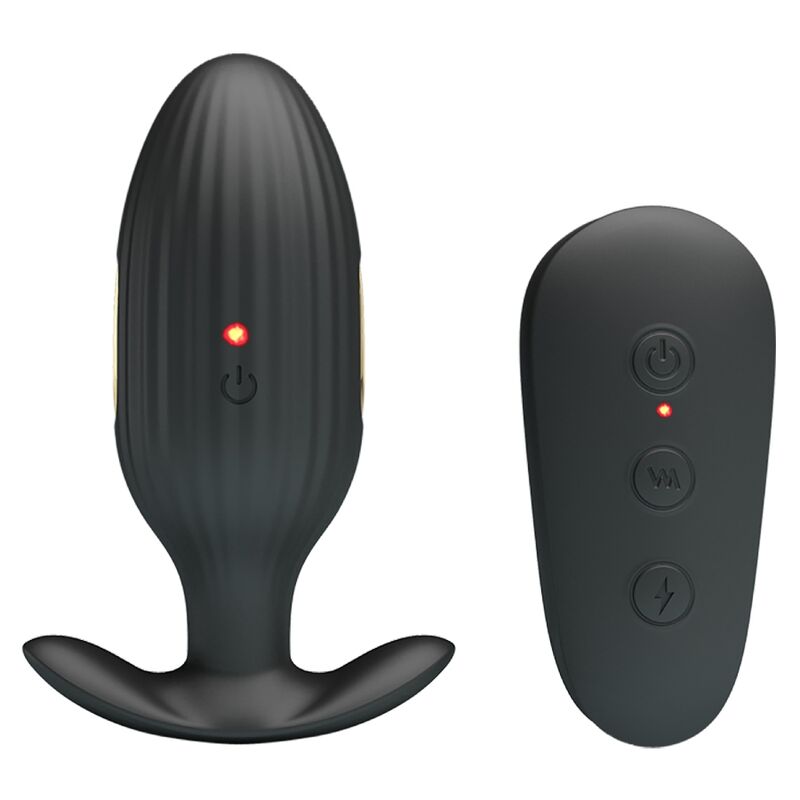 Pretty Love - Vibrador Recarregável Anal Kelly Plug Negro